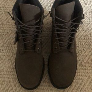 NWOT GREY TIMBS BRAND NEW